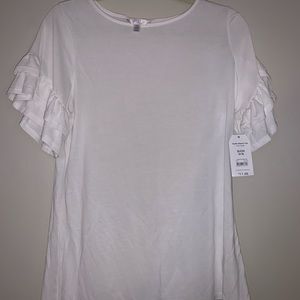 Time and Tru White Blouse